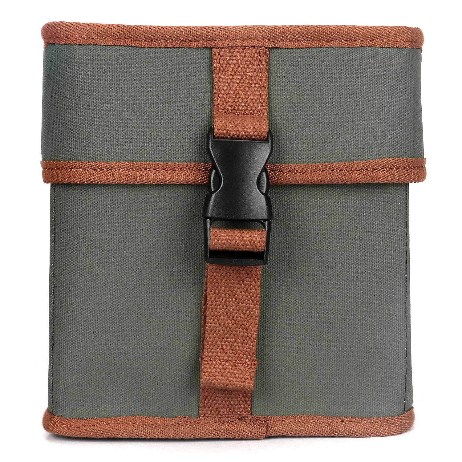 Tourbon Insulated Canvas Bicycle Pannier – Rear Rack Cooler Bag, Green