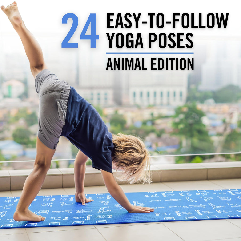 Plyopic Kids Yoga Mat – Non-Slip TPE Exercise Mat for Boys & Girls
