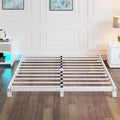 VERFARM King Size Metal Platform Bed Frame – Heavy Duty Steel Slat Support