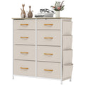 YITAHOME 8-Drawer Fabric Chest of Drawers | Steel Frame Storage Dresser
