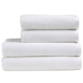 Christy Brixton 4 Piece White Towel Set | 100% Cotton 600GSM Bath Bale