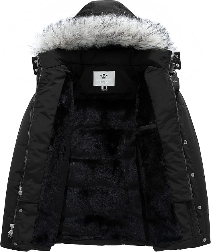 Massive Discounts Men's Waterproof Winter Parka – Hooded Puffer Coat