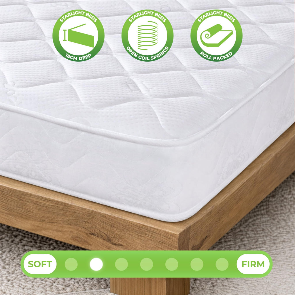Starlight Beds CoolTouch Classic White Sprung Double Mattress
