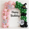 Witch Theme Balloon Arch Kit – 160Pcs Green and Pink Garland