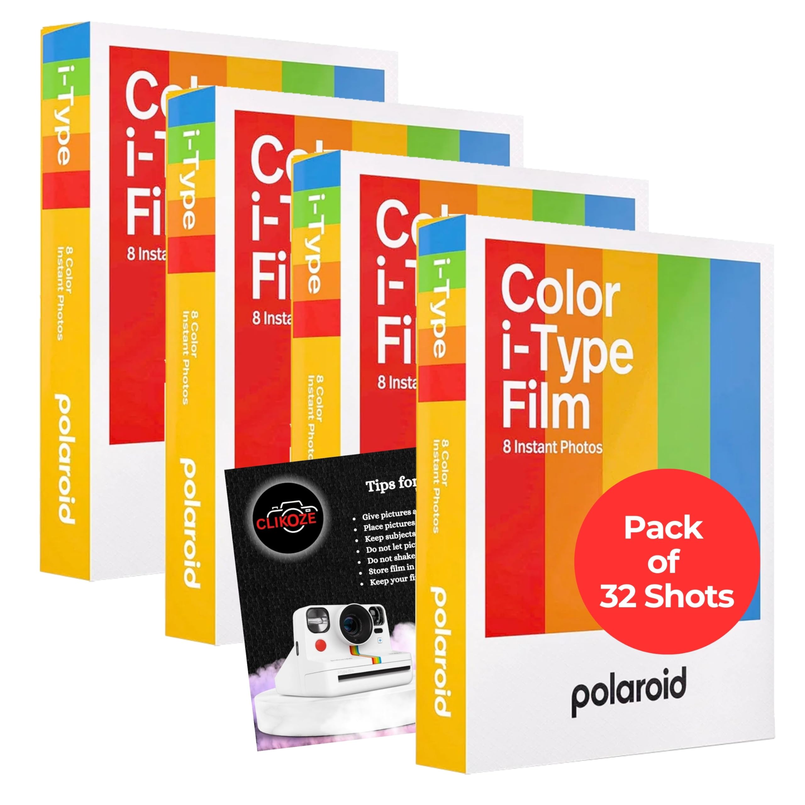 Polaroid I-Type Color Film Bundle (32 Shots) – Jolof Store Instant Film