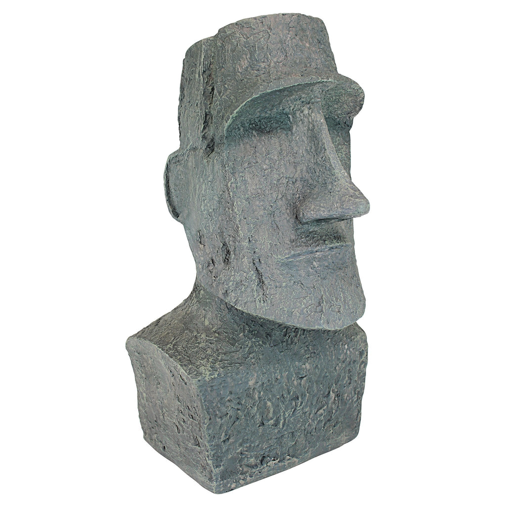 Design Toscano Moai Monolith Garden Statue – 61cm Grey Stone Polyresin