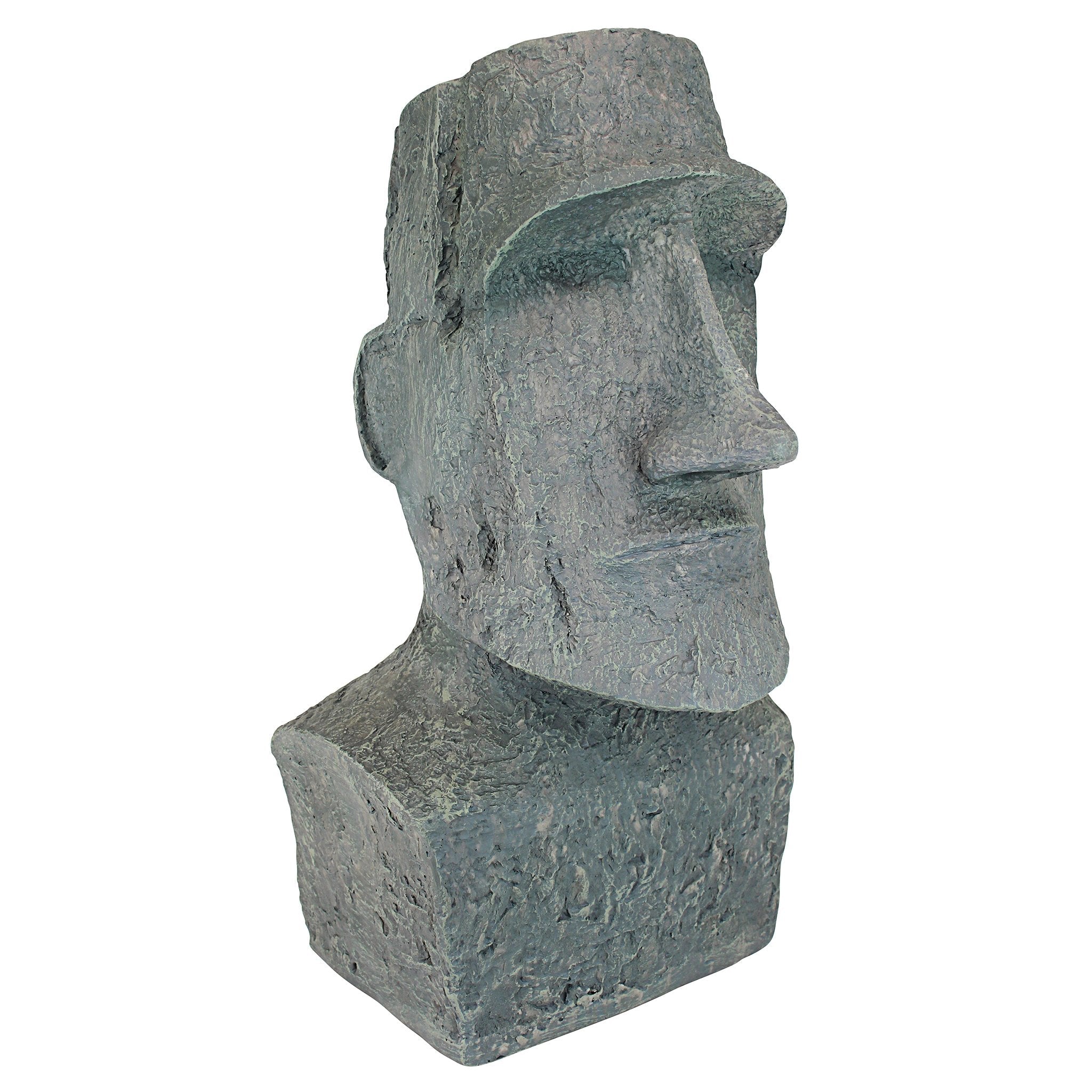 Design Toscano Moai Monolith Garden Statue – 61cm Grey Stone Polyresin