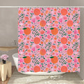 Jolof Store Orange Fruit Shower Curtain | Waterproof Polyester Bathroom Decor