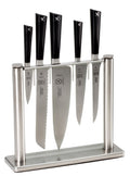 Mercer Culinary Zum 6-Piece Knife Block Set | Stainless Steel Cutlery