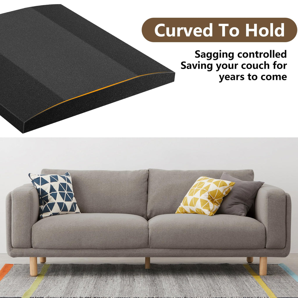 GIONAR 2 Pack 55x55cm Sofa Cushion Support-Repair Foam for Sagging Seat - image 3