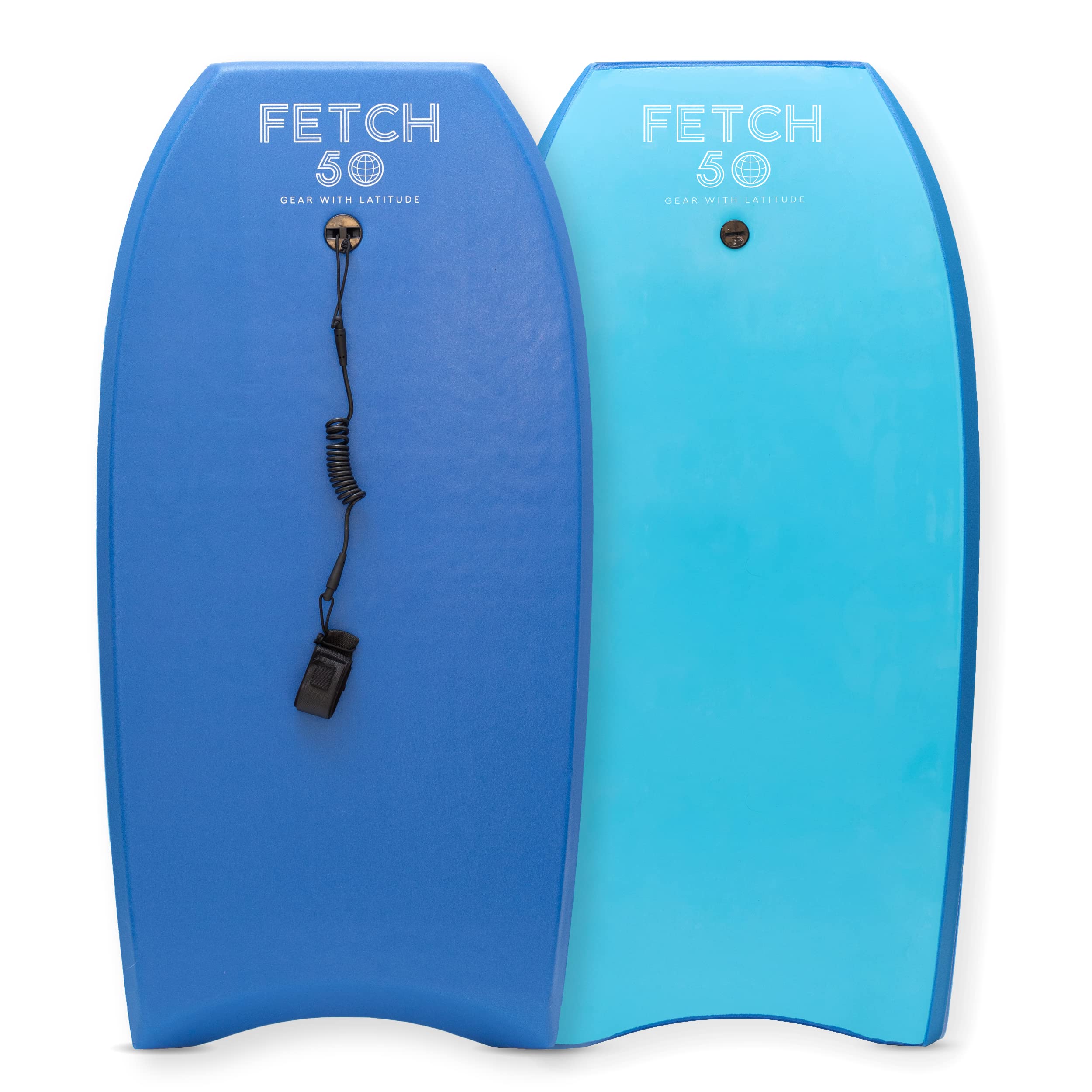 Fetch 50 Performance Bodyboard with Stringer and Coiled Leash – 44 Inch