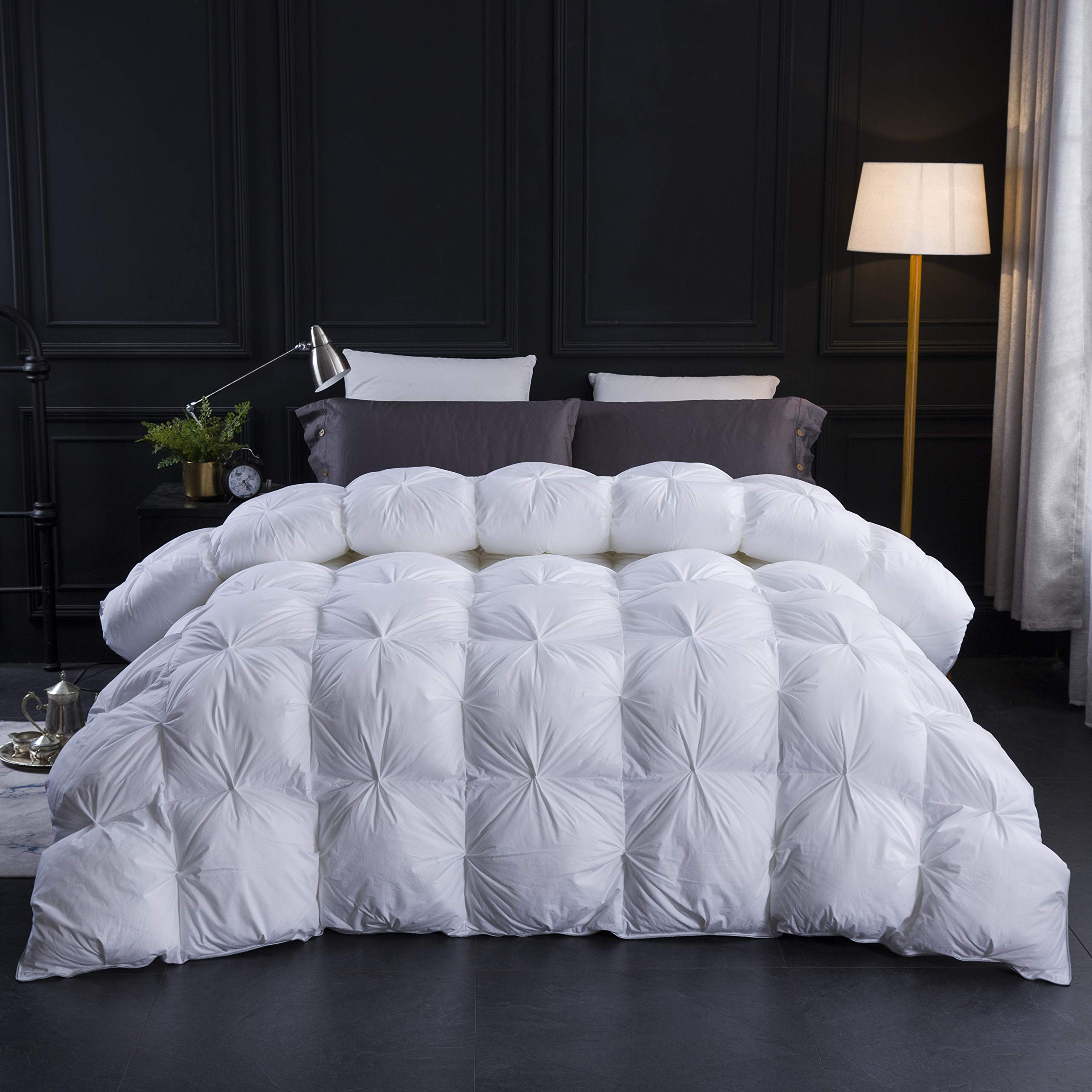 Three Geese Super King Goose Feather Down Duvet – 7.5 Tog Organic Cotton