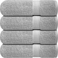 Infinitee Xclusives 100% Cotton Bath Towels - Set of 4 | Charming Grey