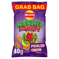 Walkers Monster Munch Pickled Onion Crisps - 40g Snacks (Case of 35)