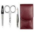 Hans Kniebes 3-Piece Manicure Set | Nappa Lambskin Leather Case