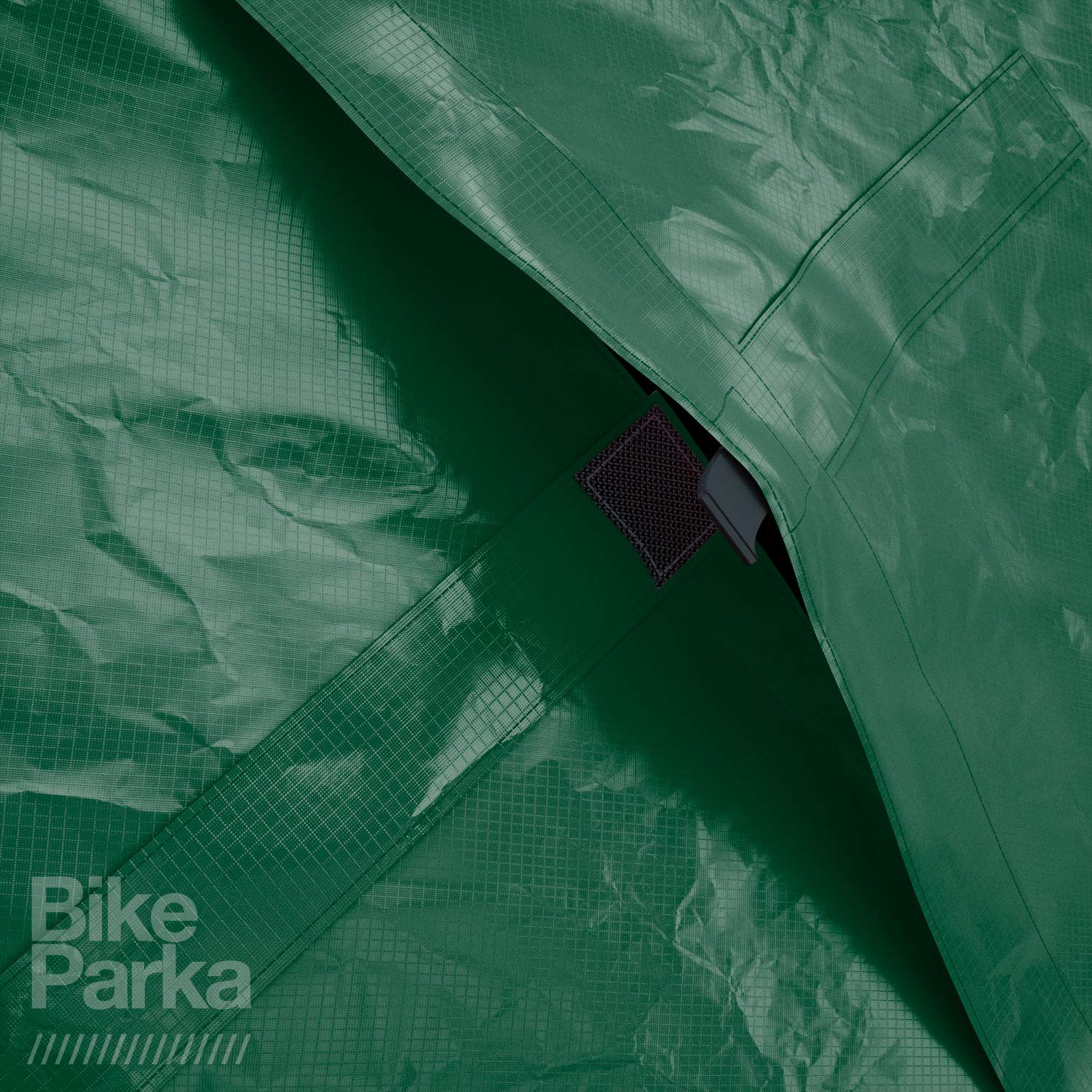 BikeParka Urban Waterproof Bicycle Cover – Forest Green Ripstop Nylon