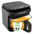 Nutrichef 5.5L Air Fryer - 8-in-1 Digital Cooker with View Window