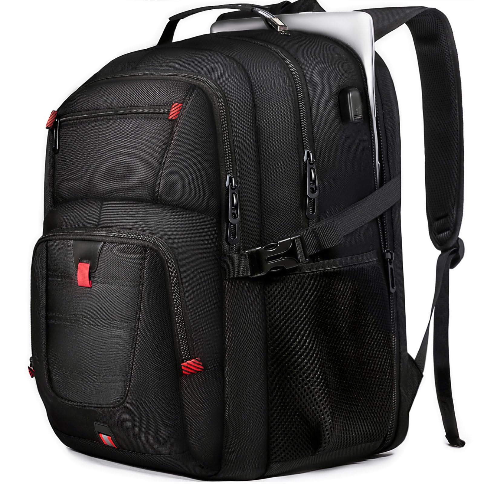 Z-MGKISS 17.3" Travel Laptop Backpack | Anti-Theft TSA Work Bag