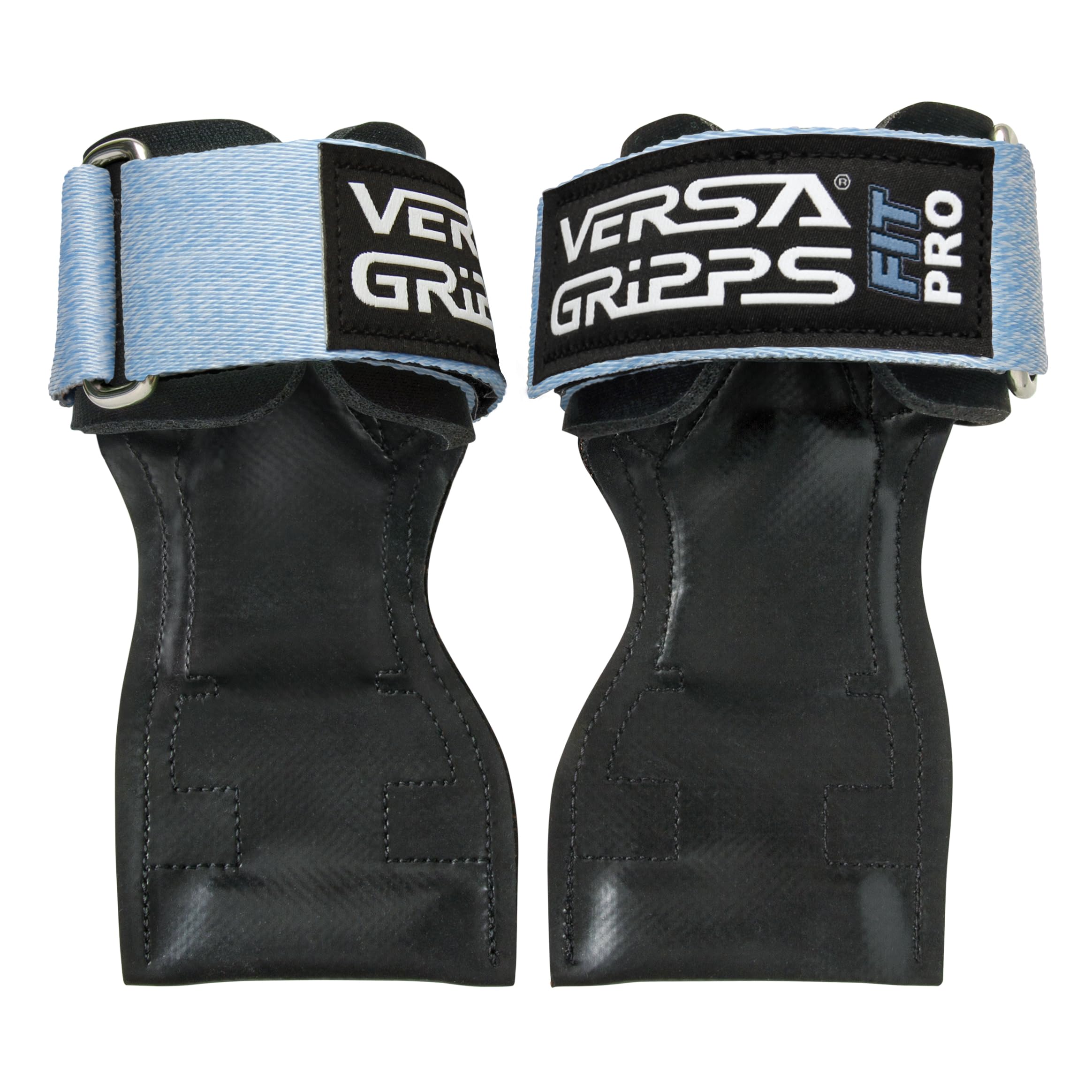 Versa Gripps Fit Pro Weightlifting Grips for Women - Blue Hydrangea, XS