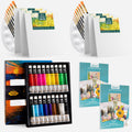 Inburit Acrylic Paint Set - 18 Colors Art Kit with Canvas and Brushes