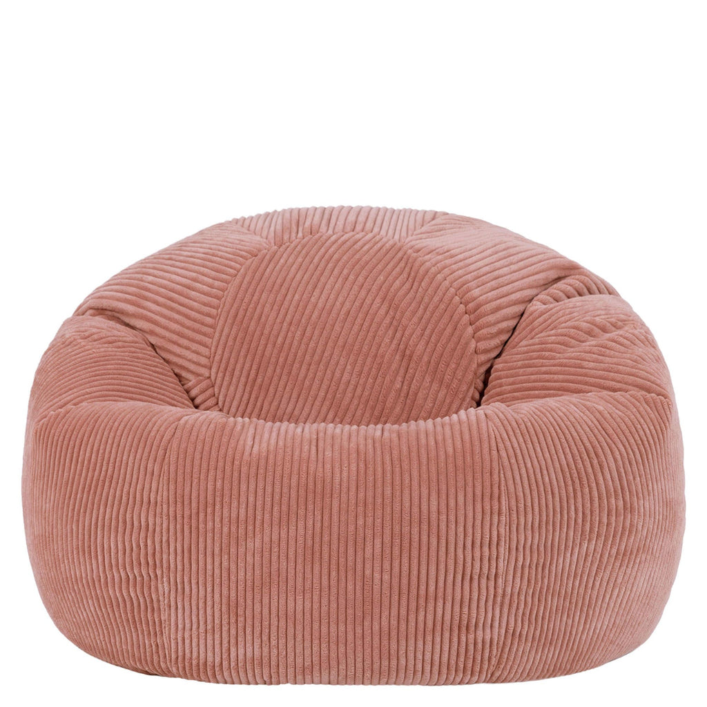 icon Kingston Cord Bean Bag with Filling Included, Set of 2, Pink