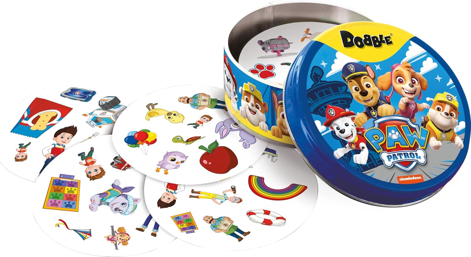 Paw Patrol Dobble Card Game by Snaps – Kids Speed and Observation Game