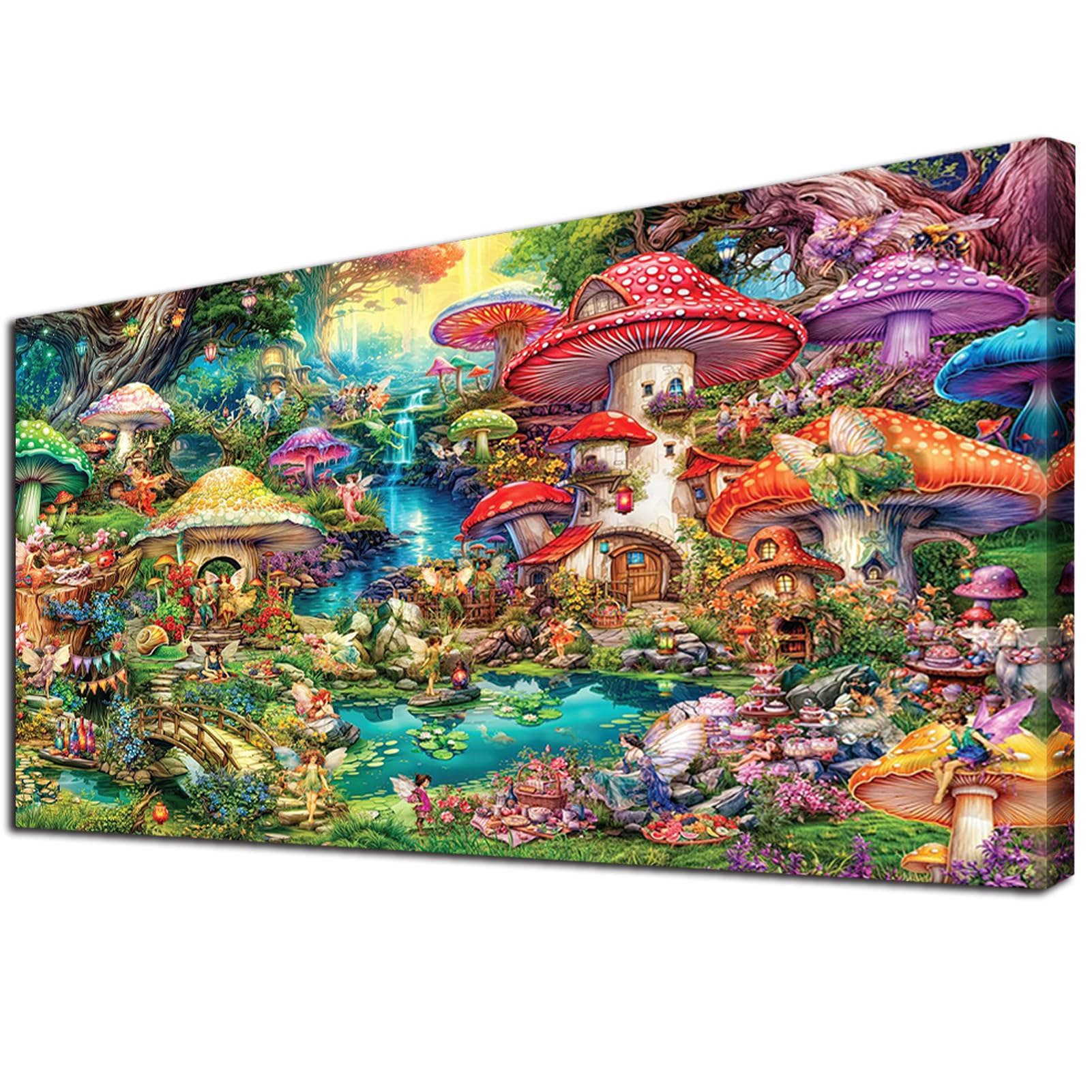YALKIN 5D Diamond Painting Kit for Adults – Large Round Drill Art, 16x28in