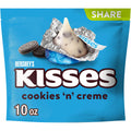 HERSHEY'S Kisses Cookies 'N Creme Candy – 10 oz Share Pack Bag