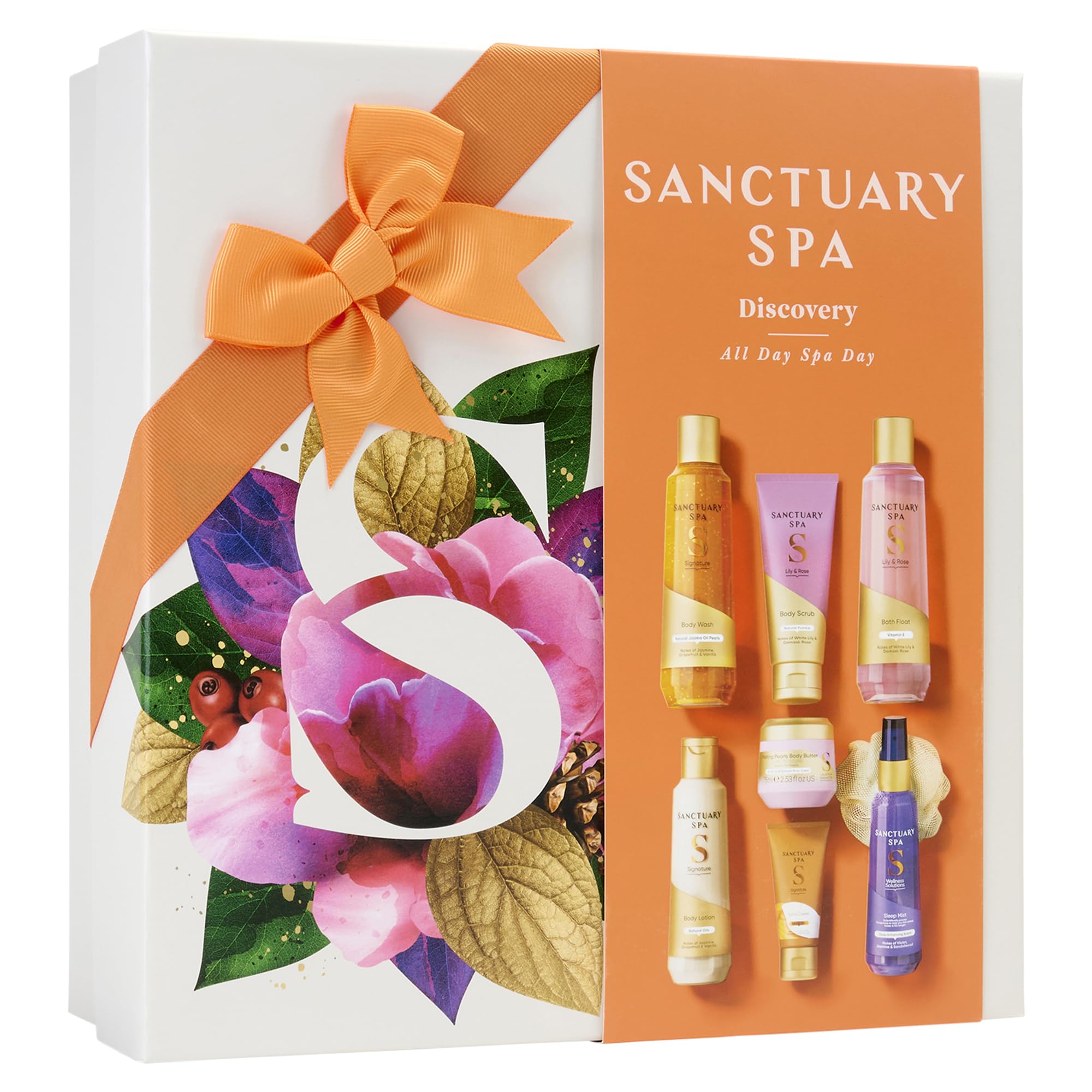 Sanctuary Spa All Day Spa Day Gift Set – Bath & Body Pampering Collection