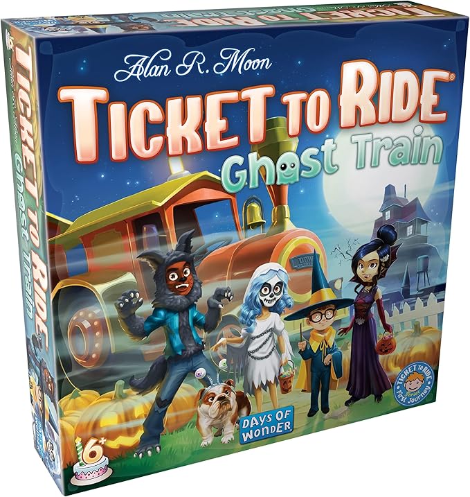 Ticket to Ride: Ghost Train – Spooky Kids Strategy Board Game by Snaps