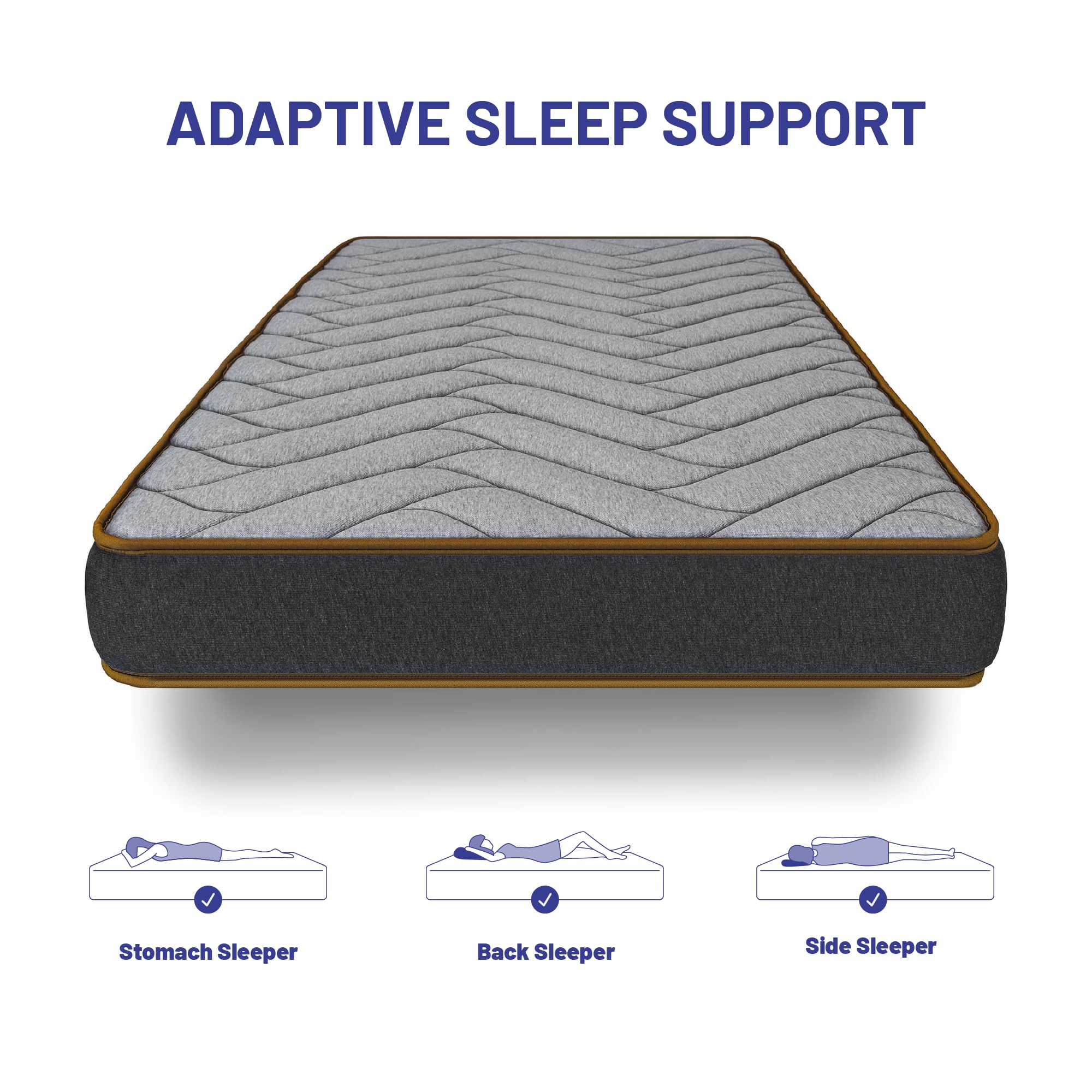 Naturalex Cotswold 3ft Single Memory Foam Mattress | 15cm Orthopaedic