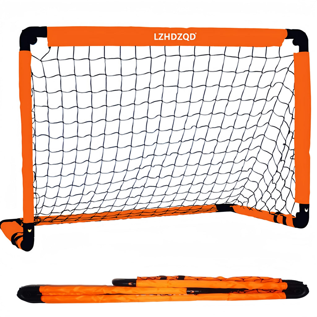 LZHDZQD Kids Football Goal – 3x2FT Portable Foldable Garden Soccer Net