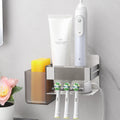 ALOCEO Electric Toothbrush Holder – Wall Mounted Stainless Steel with Hooks