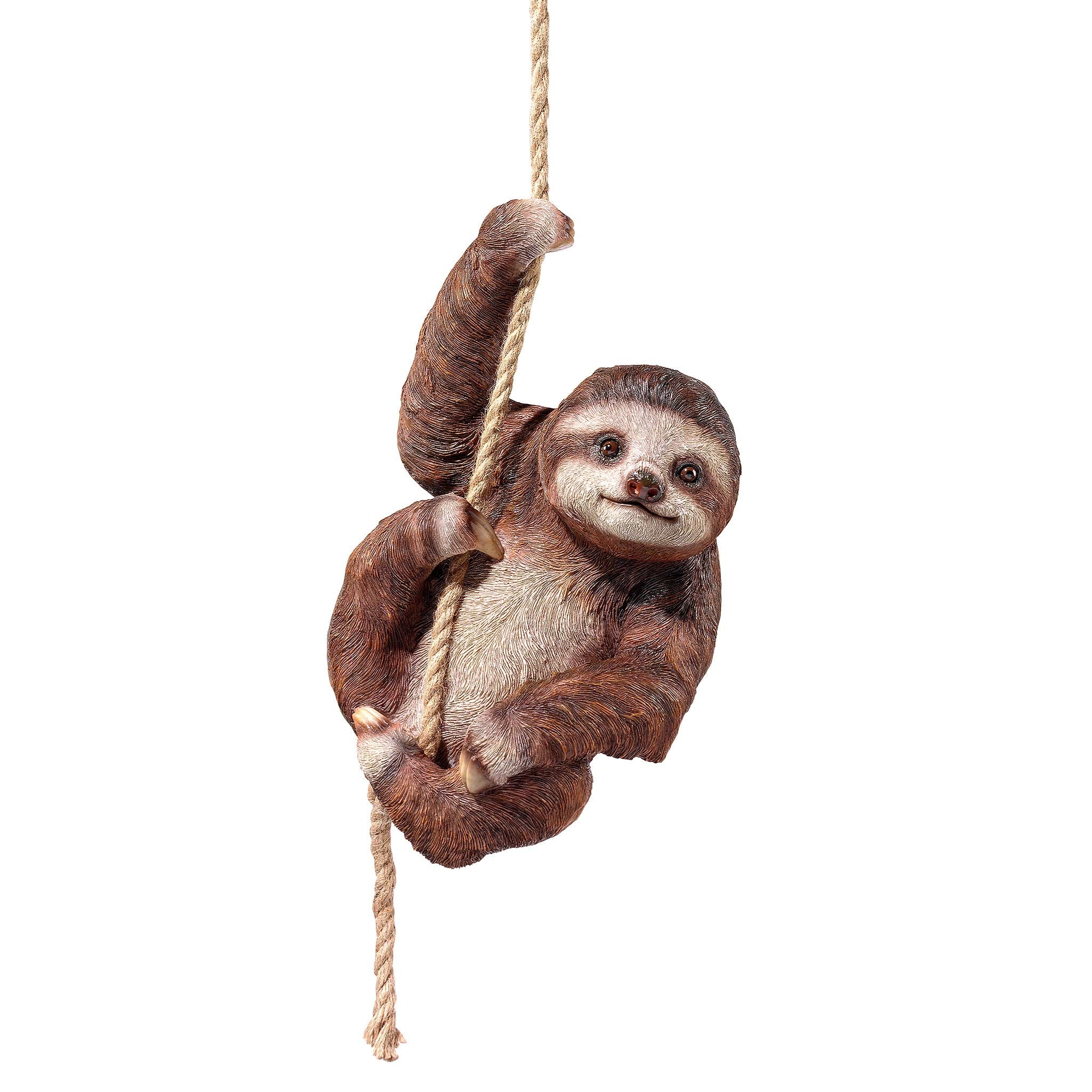 Design Toscano Hanging Sloth Statue – Hand-Painted Resin Garden Decor