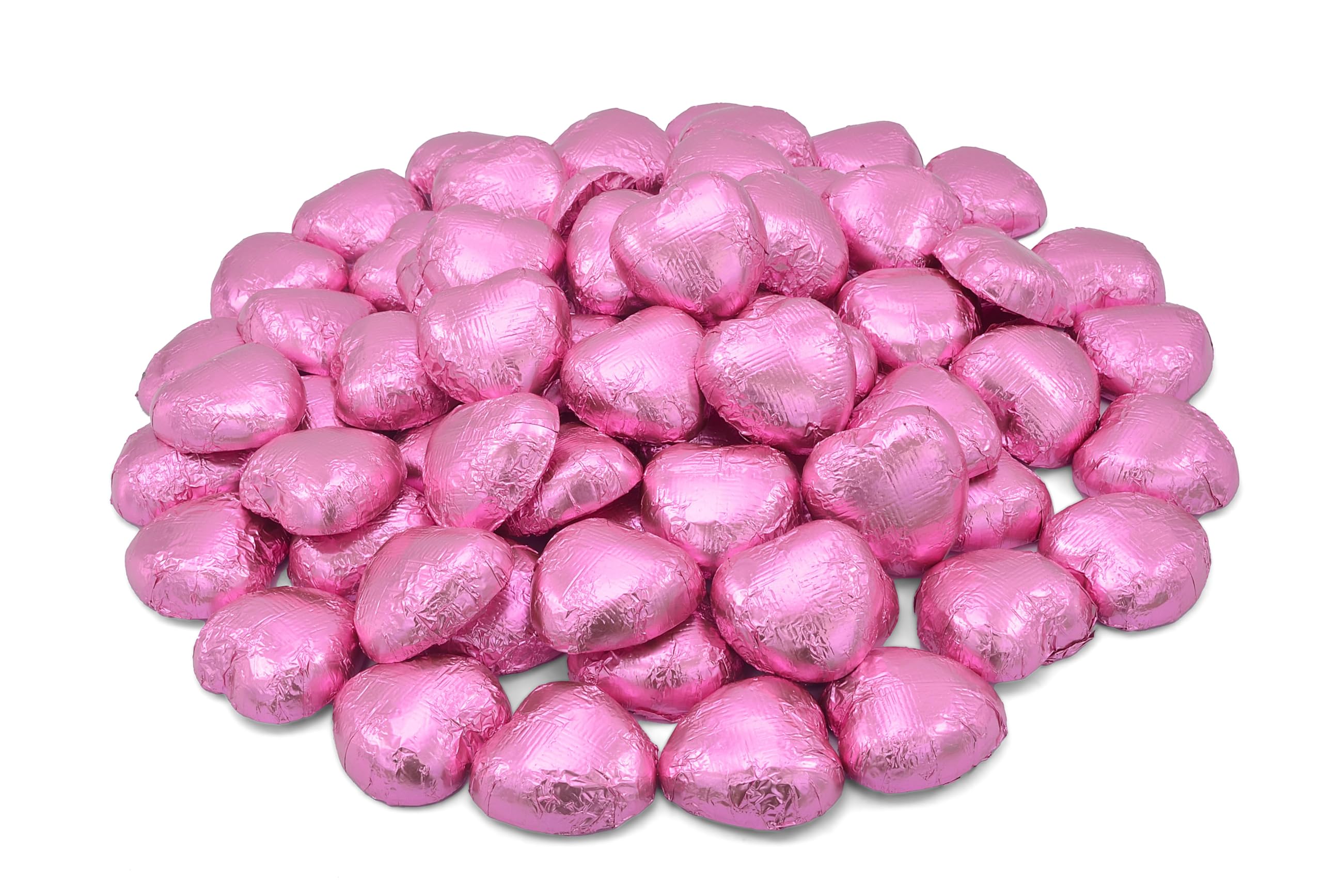 Wyeland Luxury Milk Chocolate Hearts – Pink Wedding Favours - 1kg