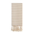 Blue Beach Turkish Towel Striped - 90 x180cm Large Turkish Hammam Peshtemal Towel - Super Absorbent, Quick Dry, Lightweight - image 1