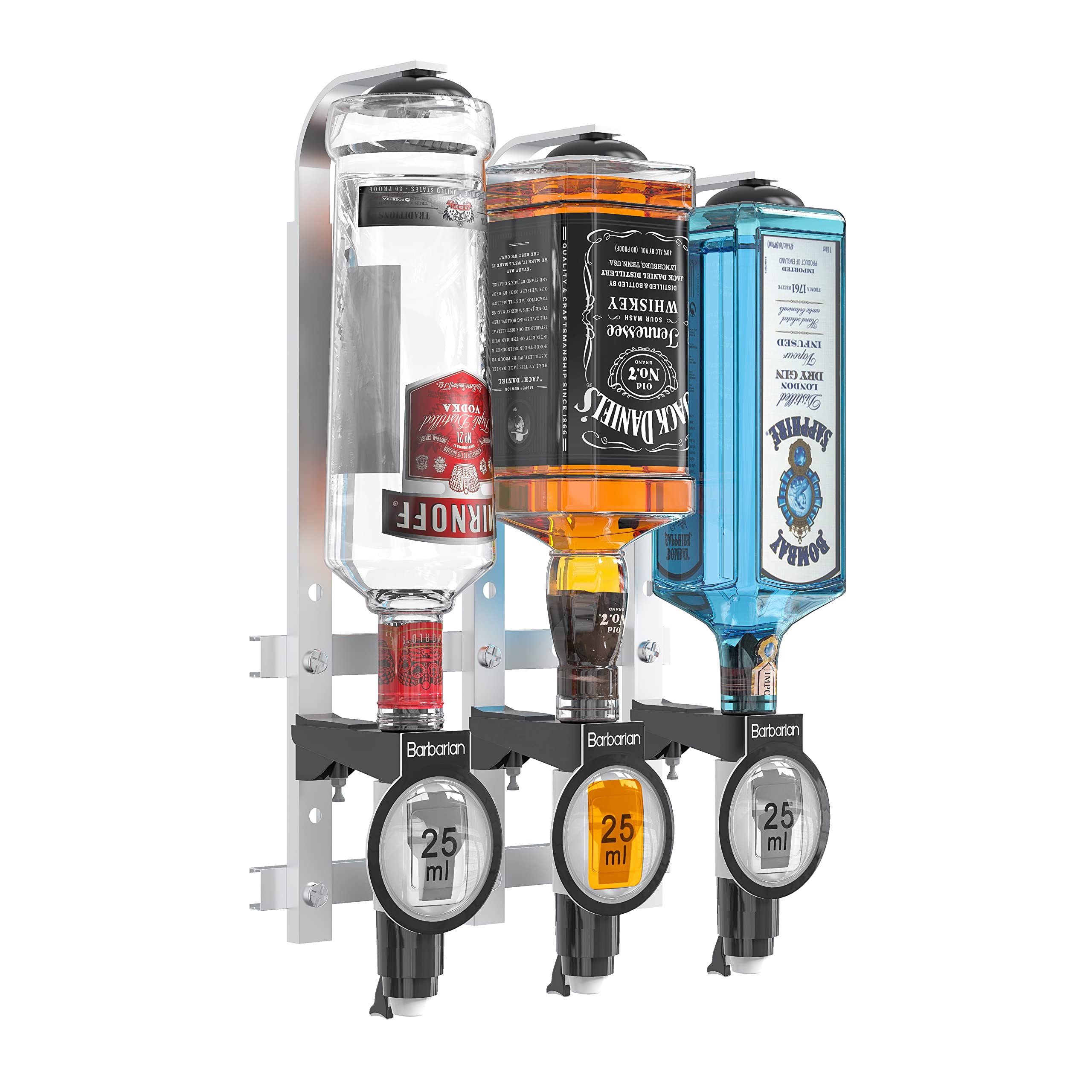 MillyAnne London Barbarian Wall Mounted Spirit Dispenser | 3-6 Bottle