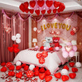 Valentine's Day Balloon Kit | 1000 Rose Petals & Heart Decor