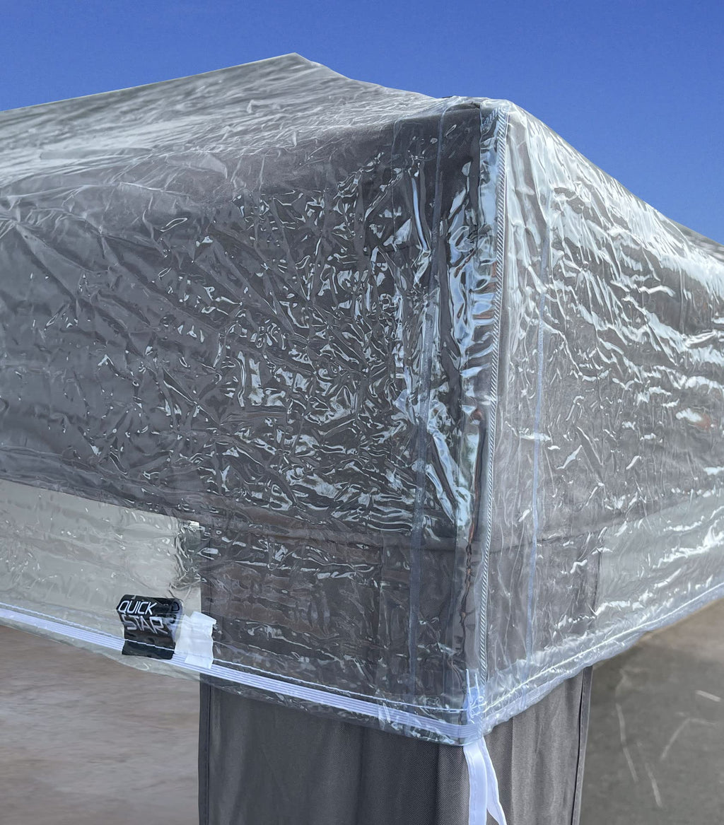 Quick Star Pavillon Schutzhaube 2x2m – Wasserdicht & Transparent PVC