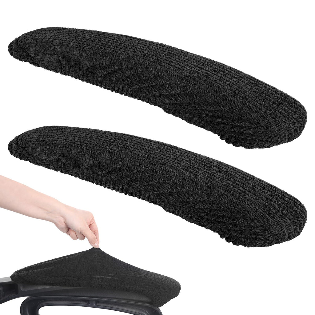 HJZHII 2Pcs Office Chair Armrest Covers, Removable Chair Arm Covers