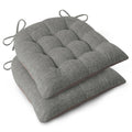 FlyGulls Chair Cushions for Dining Chairs Set of 2 46x42x7.6 cm Light Grey - image 1