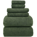 Jolof Store Oversized Bath Sheets – 6-Piece Microfiber Waffle Towel Set