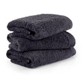 möve Superwuschel Hand Towel Set | 100% Cotton 3-Piece Pack | Dark Grey