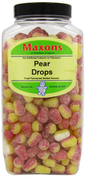 Maxons Pear Drops - Traditional Boiled Sweets - Bulk 3.4kg Large Jar