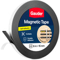 GAUDER Magnetic Tape Self-Adhesive Strip - Strong Magnet (6m x 15mm)