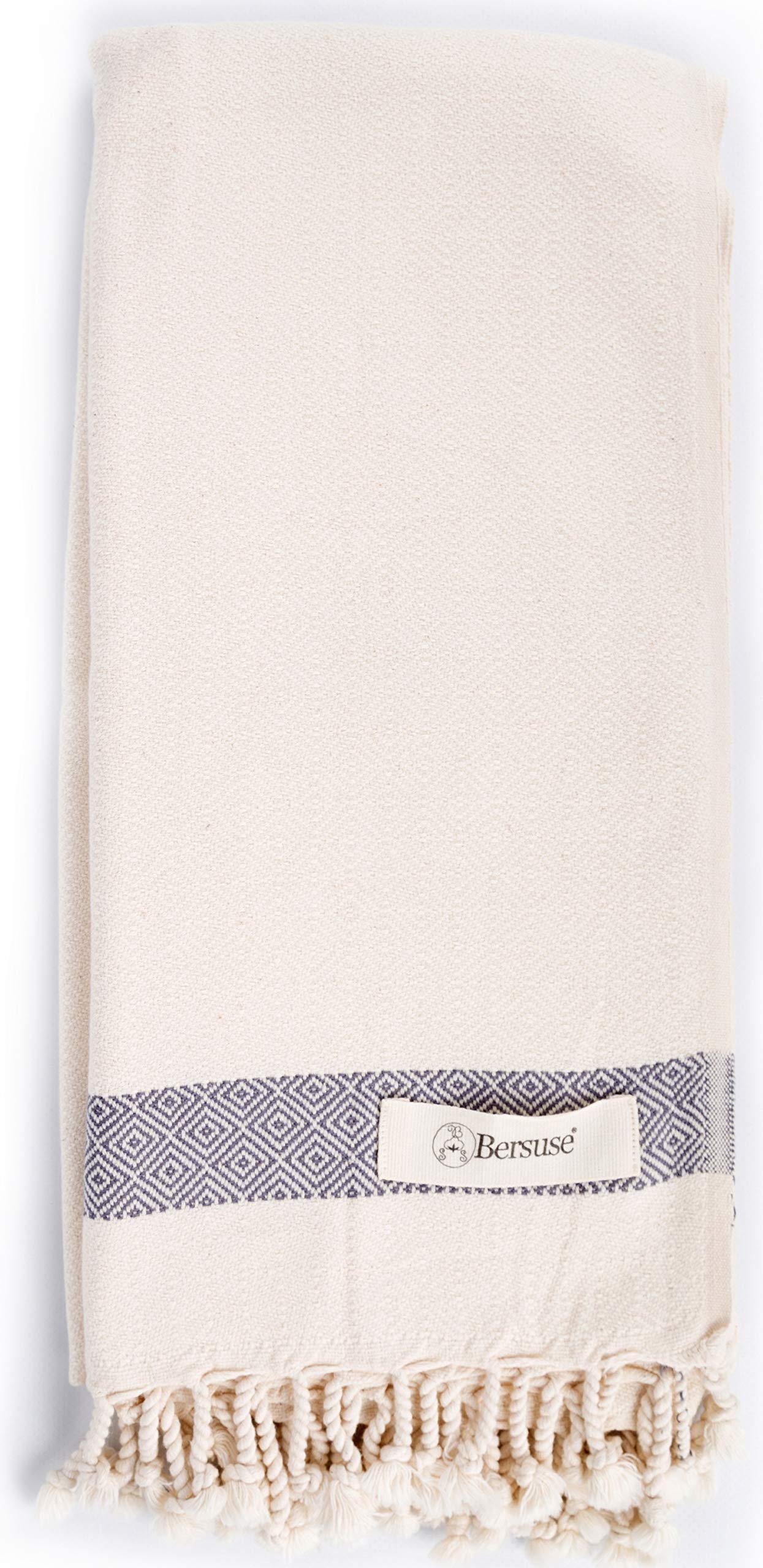 Bersuse Laodicea Turkish Towel - 100% Cotton Quick Dry Beach Towel