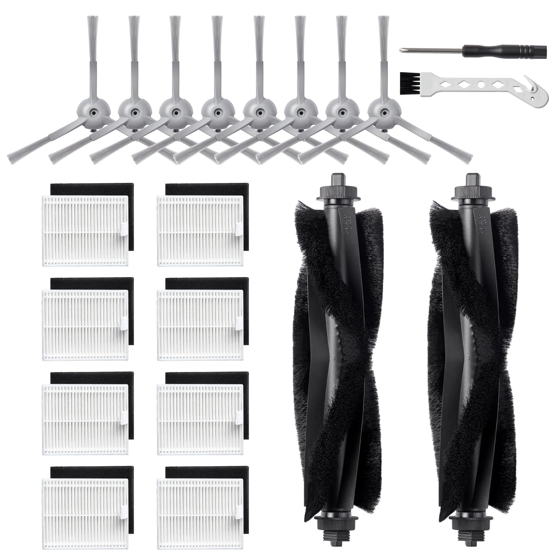 Jolof Store 20-Piece Replacement Kit for Eufy L60 & L50 Robot Vacuums