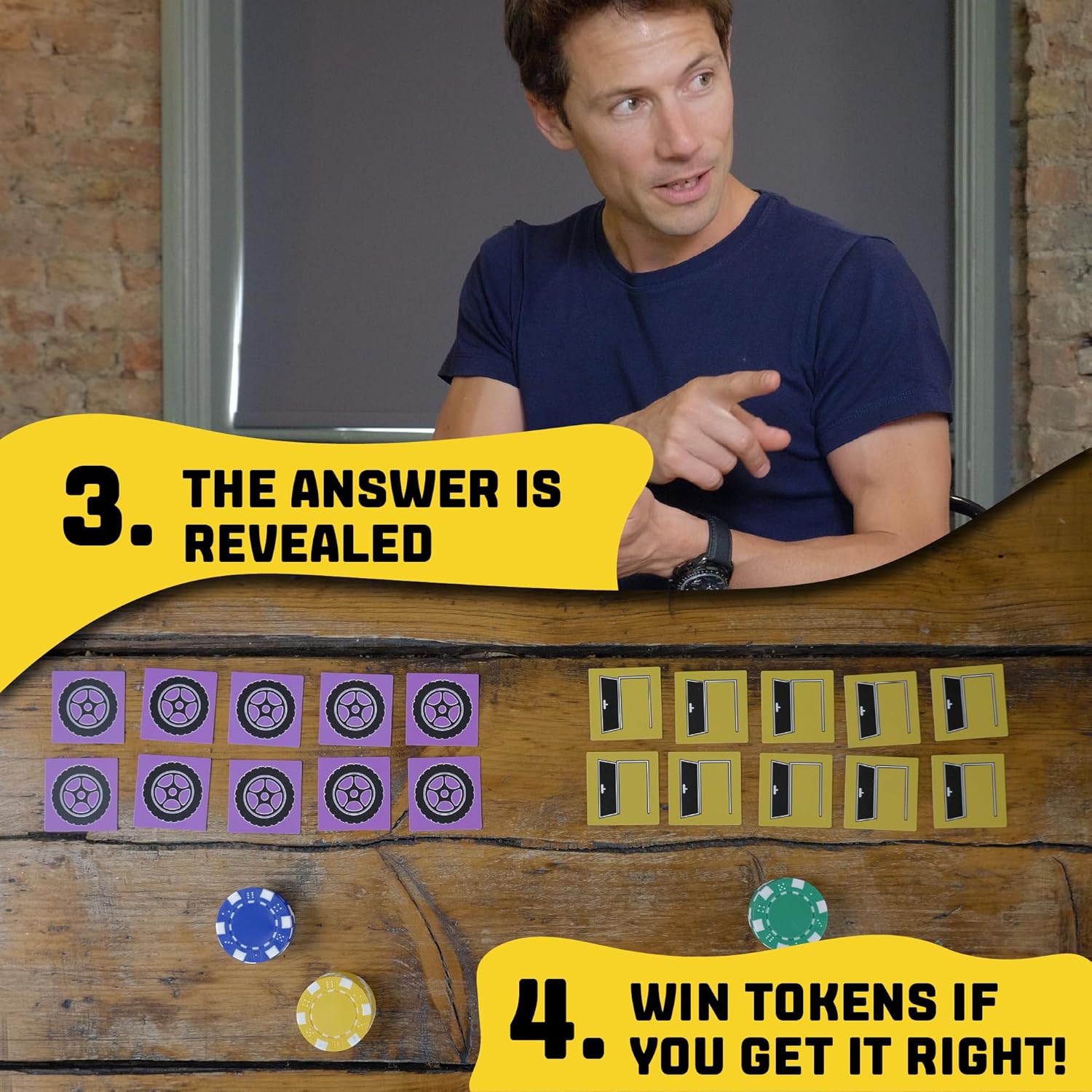 Wheels Vs Doors Board Game by Snaps | Family Party & Betting Trivia Game
