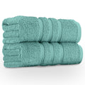 GC Gaveno Cavailia Egyptian Cotton Jumbo Bath Sheets - 2 Pack - Duck Egg