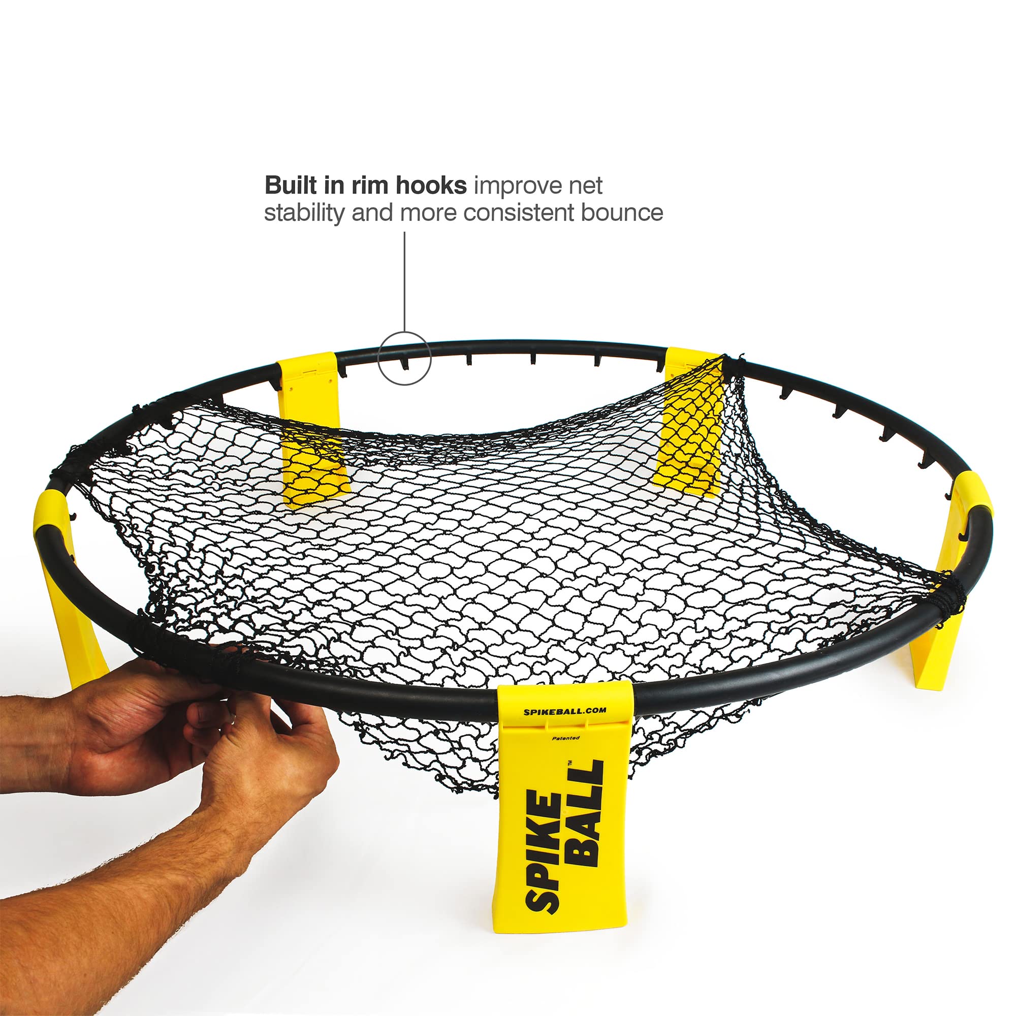 Spikeball 3 Ball Game Set – Foldable Outdoor Roundnet Sports Kit